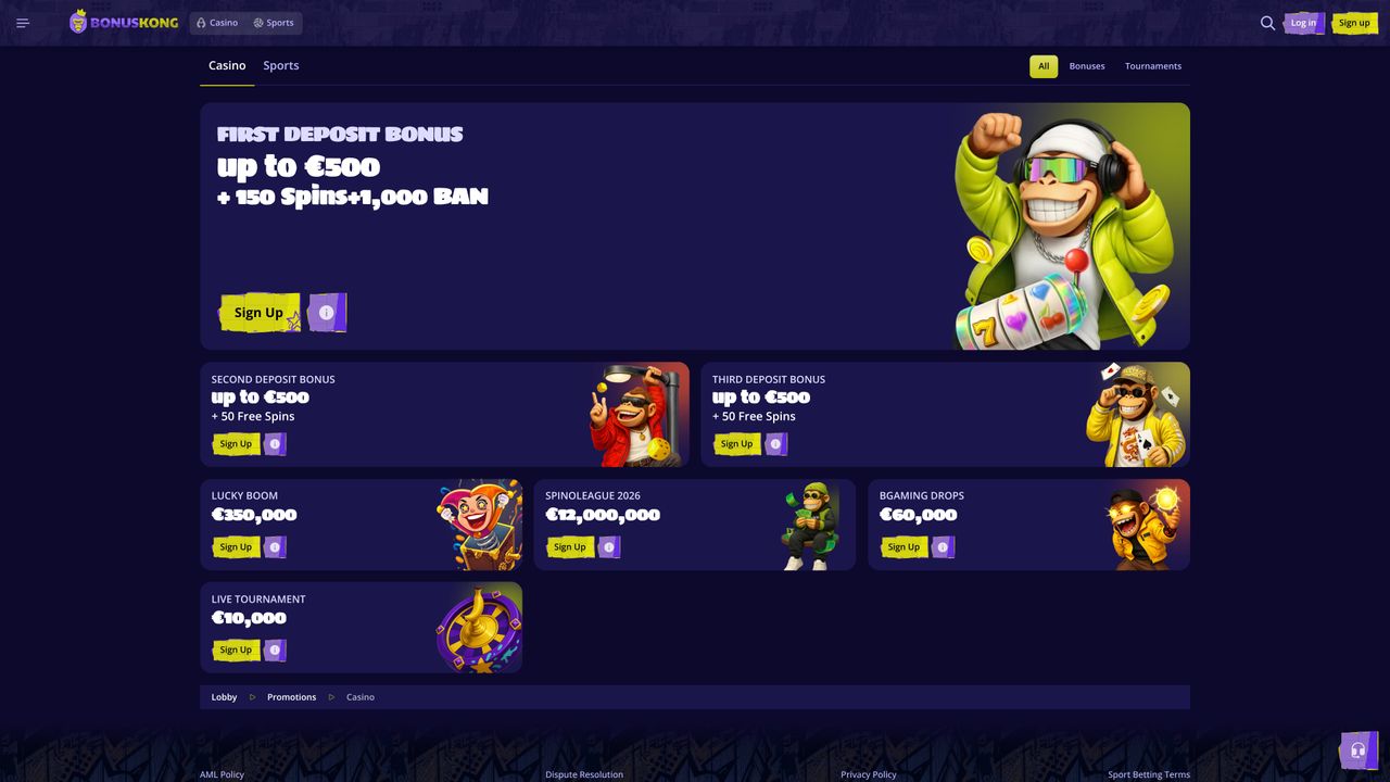 Bonuskong Casino - Nouveau Casino en Ligne 2025 Casino